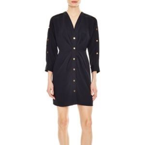 Sandro Navy Dress Size 34, NWT